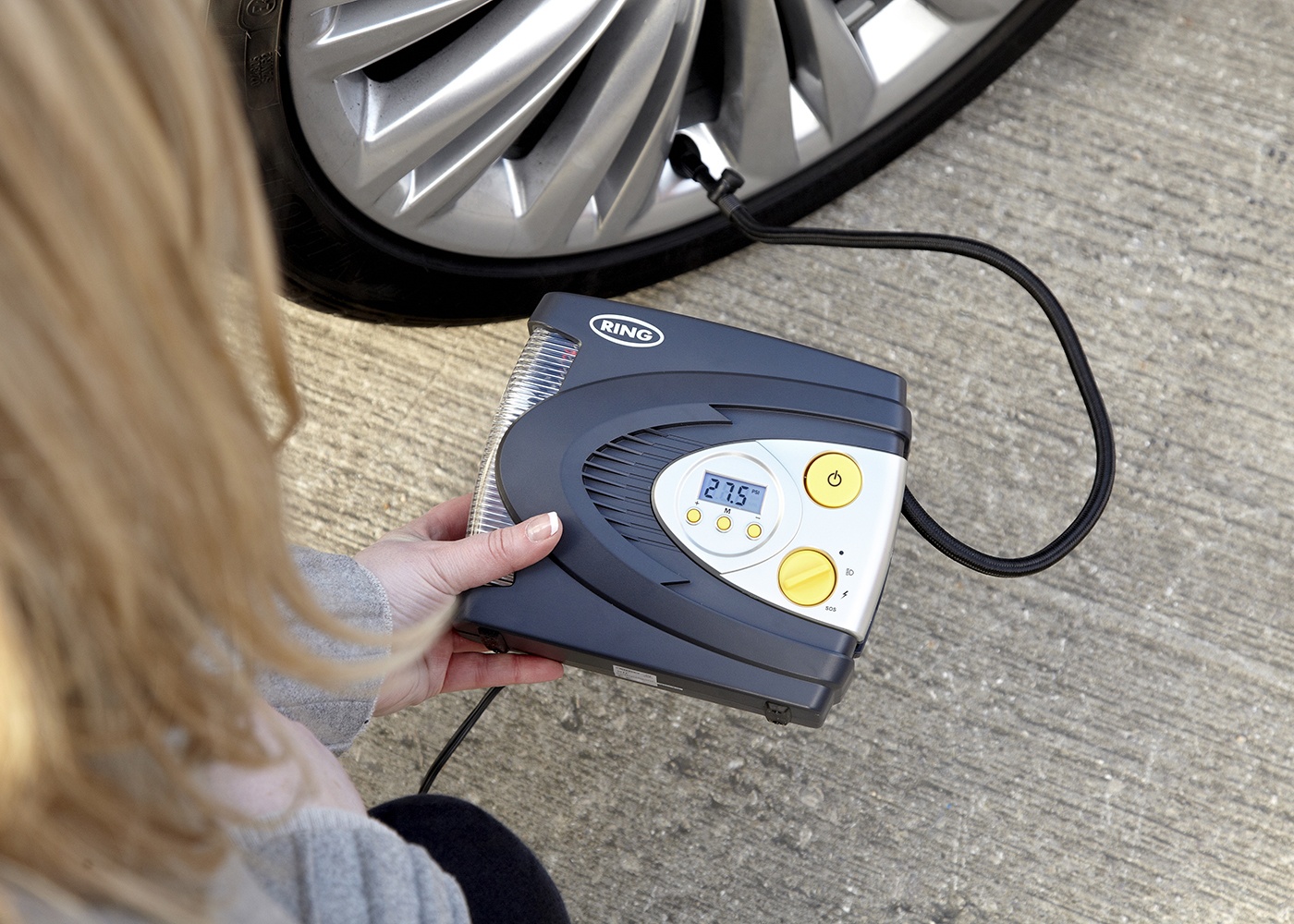 RAC630 Digital Tyre Inflator Ring Automotive